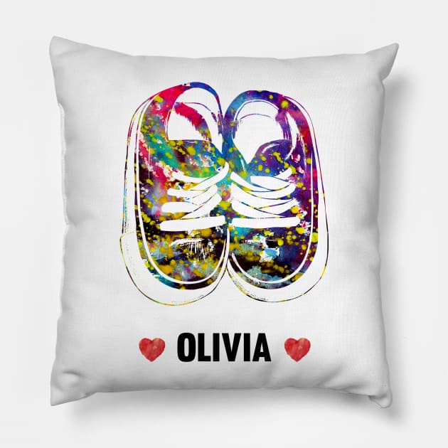 Olivia Baby Name Pillow by erzebeth