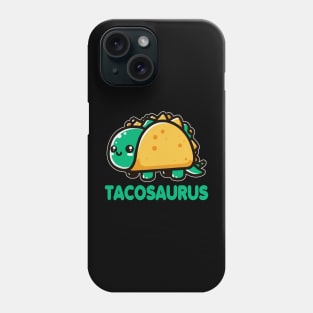 Tacosaurus Cute Taco And Dinausor Phone Case