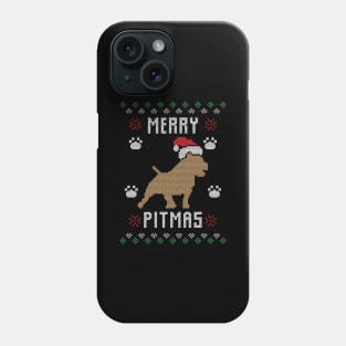 Merry Christmas Pitmas Xmas Gift Ugly Phone Case