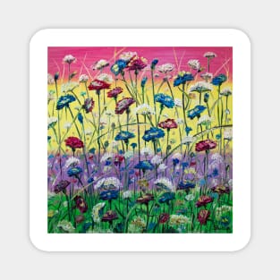 Cornflower field Magnet