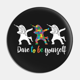 Autism Unicorn Dabbing Pin