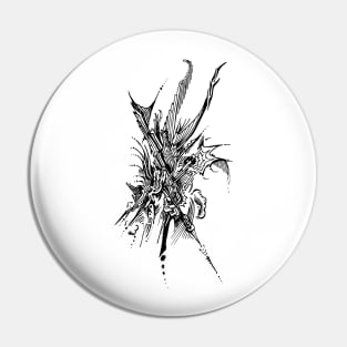 Abstract doodle art Pin