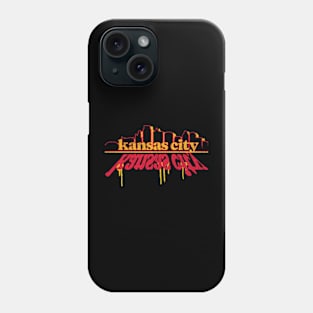 Kansas City Football Red Gold Cityscape Travel Missouri Phone Case