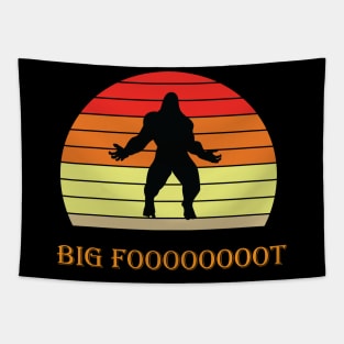 bigfoot angry body Tapestry