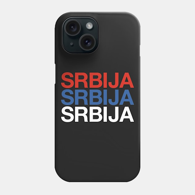 SERBIA Flag Phone Case by eyesblau