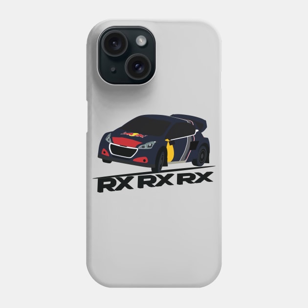 208 RX Phone Case by AutomotiveArt