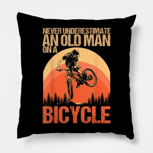 Never Underestimate An Old Guy With A Bicycle Pillow