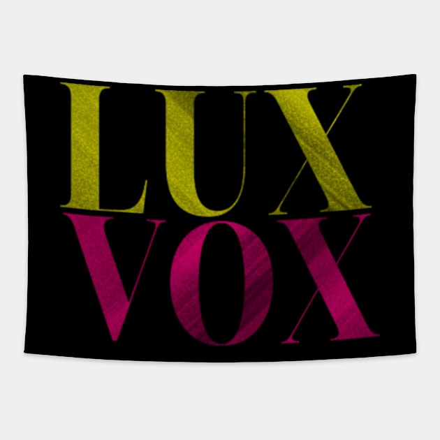 LUX VOX Tapestry by Vox & Lux