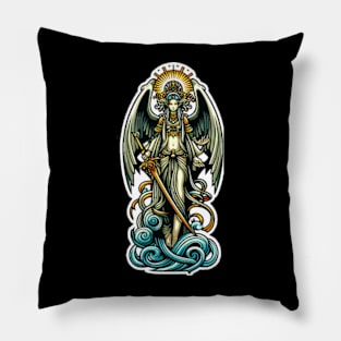 Listitia Goddess of Justice Pillow