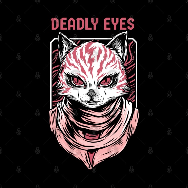 Deadly cat eyes , Horror cats eyes by TeeZona