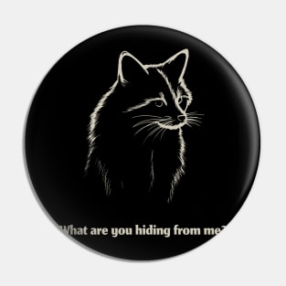 Playful Raccoon Art - Explore the Charm of Nature's Bandit Pin