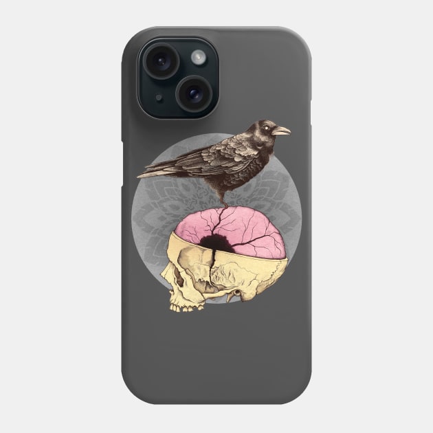 A Mind Is A Terrible Thing To Taste Phone Case by JonMDC