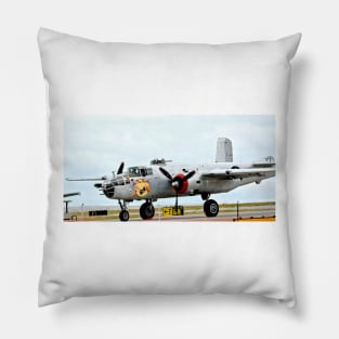 In the Mood B-25 Bomber Pillow