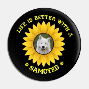 Samoyed Lovers Pin