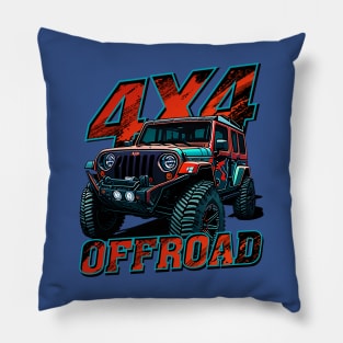 4x4 Jeep Offroad Pillow