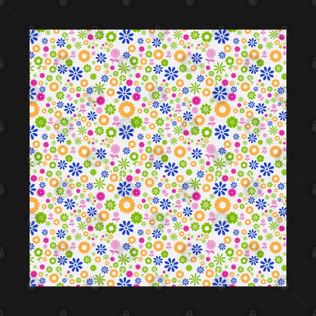 Flowers Spring Colors Pattern by Design_Lawrence