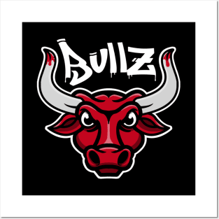 Throwback Bulls Canvas Print for Sale by rpardo7