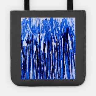 Abstract blue Tote