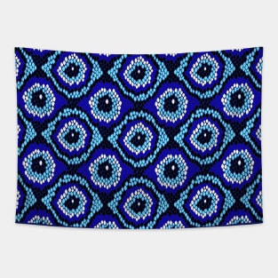 Evil Eye Snakeskin Pattern II Tapestry