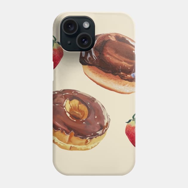 Donuts & Strawberries Phone Case by EmilyBickell