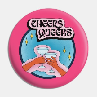 Cheers Queers Pride Pin