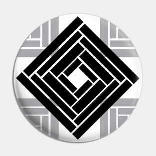 Square geometric pattern Pin