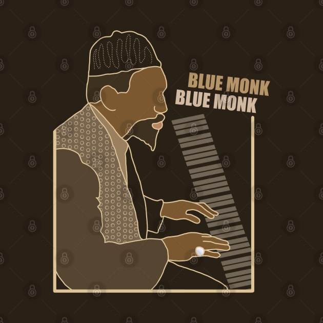 Thelonious Monk Blue Monk Design by The Collection