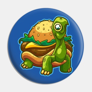 Turtle Burger Pin