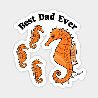 Seahorse Dad Magnet