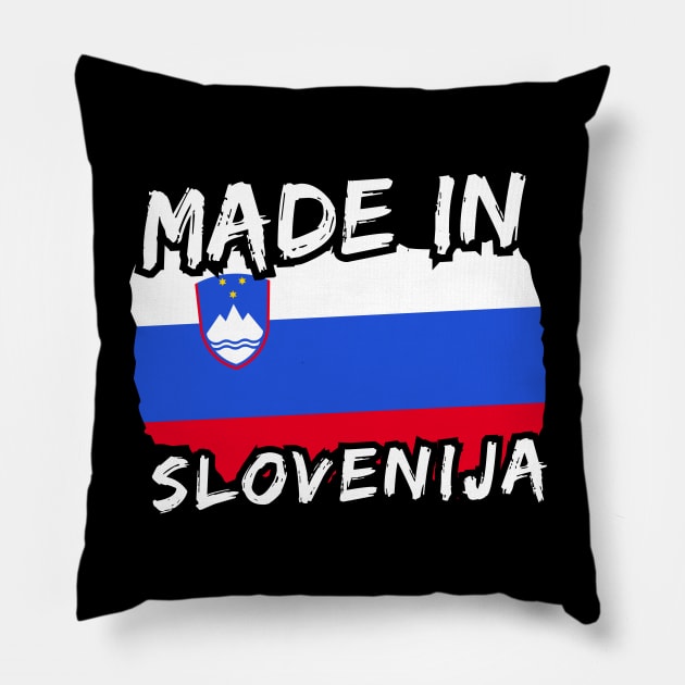 Slovenija Pillow by footballomatic