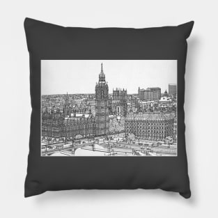 London Big Ben Pillow