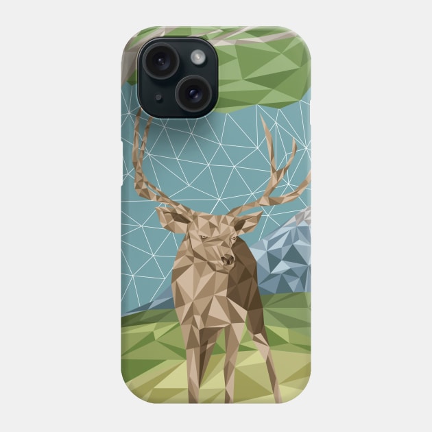 Prismatic Deer Phone Case by ByVili