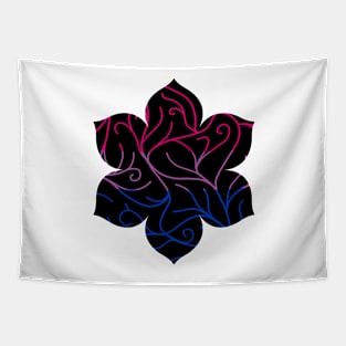 Black Velvet, Bisexual Flag Vines Tapestry