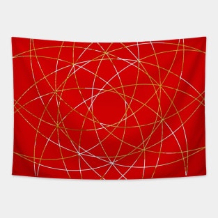 Red Danger Tapestry