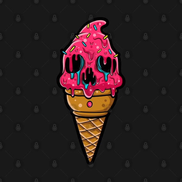 ice cream skull by Behold Design Supply