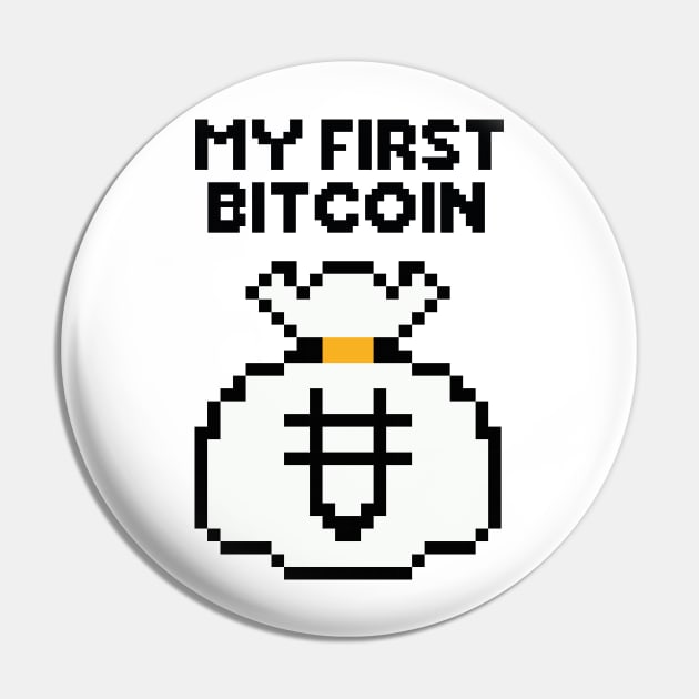 My First Bitcoin - Alex 2 Pin by gastaocared