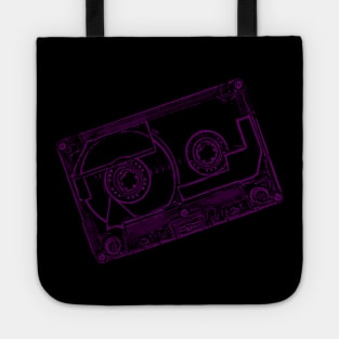 Purple Cassette Tote