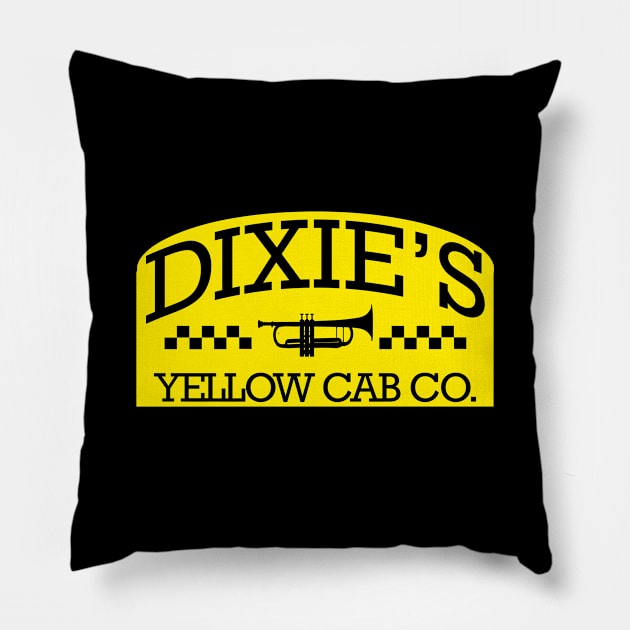 Dixie's Yellow Cab Co. alternate 2 Pillow by Joe Pluto