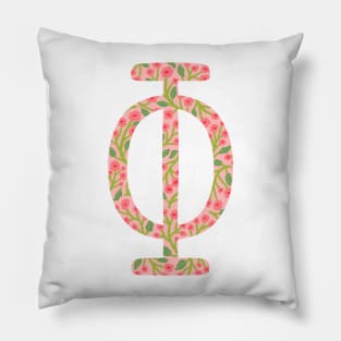 Phi Greek Letter Pillow