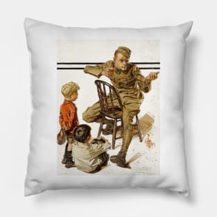J.C. Leyendecker - War Stories, 1919 Pillow