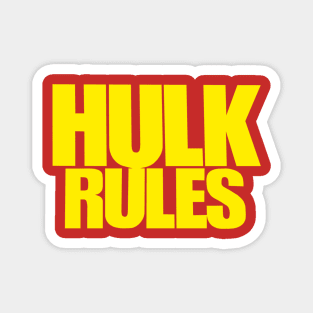 Hulk Hogan - Hulk Rules - Wrestling Magnet