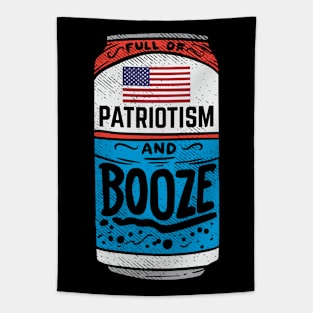 Patriotism And Booze Tapestry