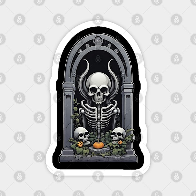 Gravestone Design 1 Magnet by Grave Digs