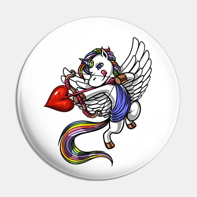 Unicorn Cupid Pin by underheaven