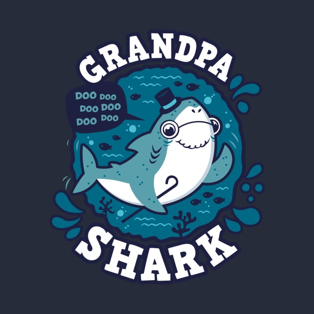 Grandpa Shark (trace) by Olipop