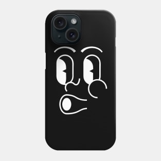 White Whistle Emoji Phone Case