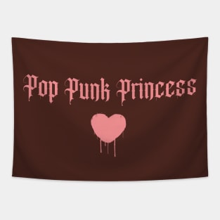 Pop Punk Princess Heart Tapestry