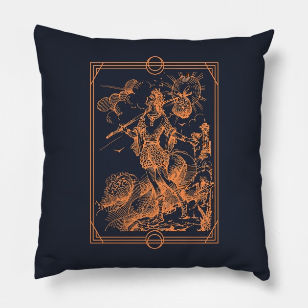 The Fool Tarot Card Pillow by soulfulprintss8