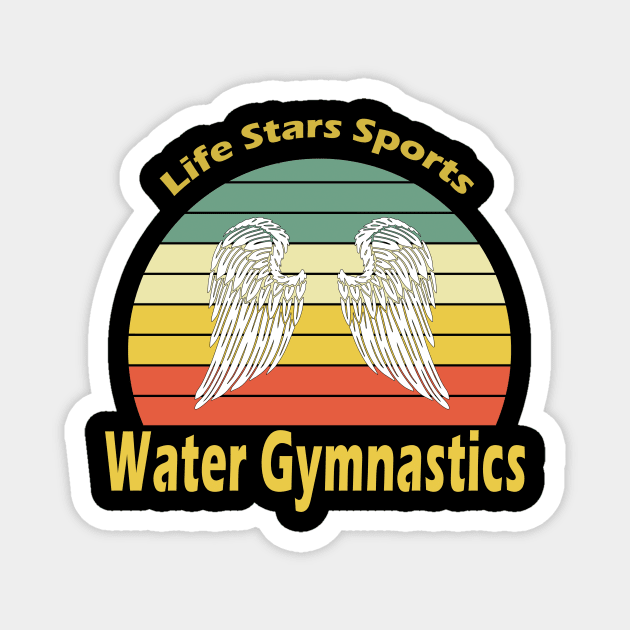 Sport Water Gymnastics Magnet by My Artsam