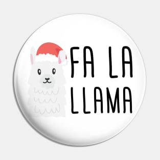 Fa La Llama Pin